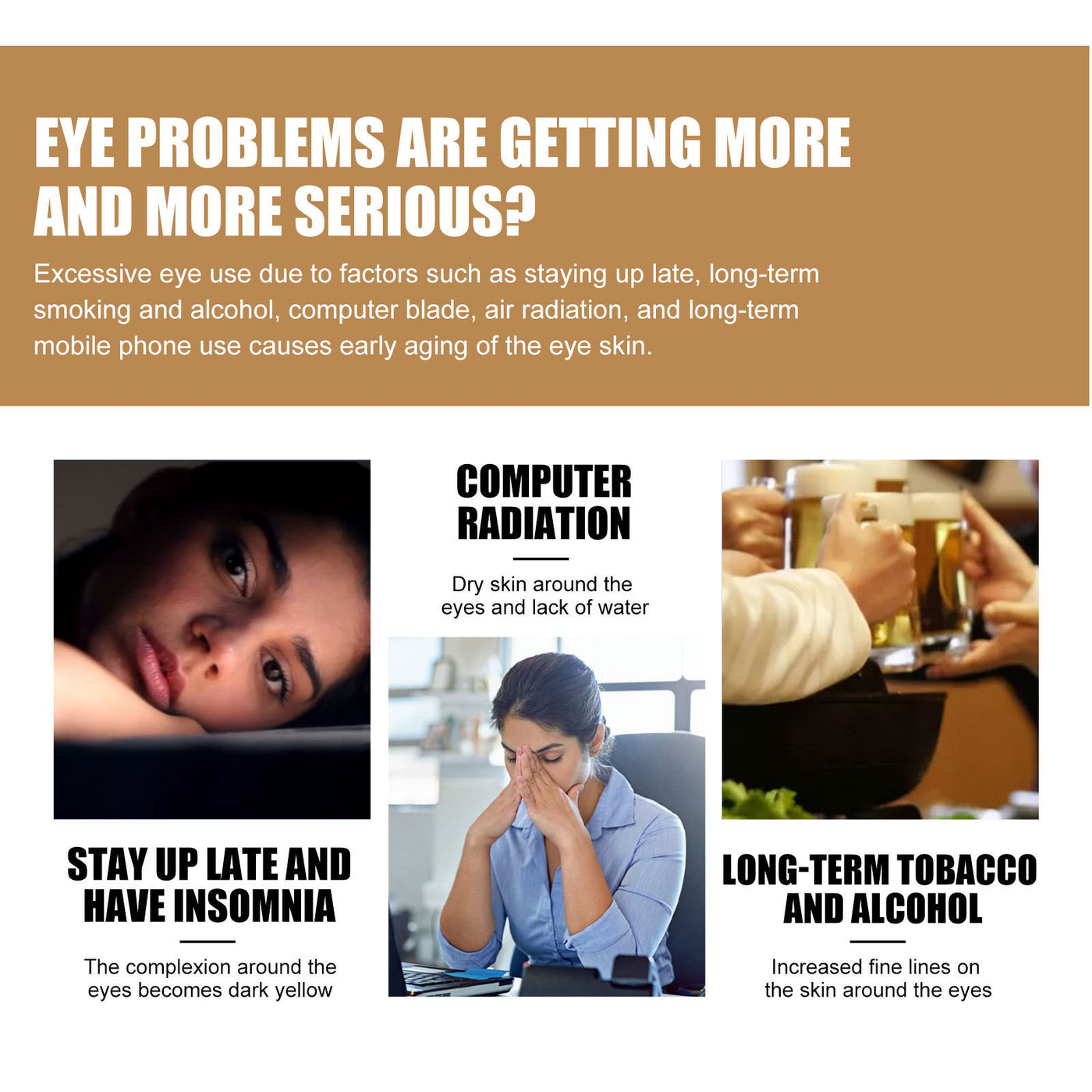 Fade Wrinkles Eye Cream Smoothing Moisturizing