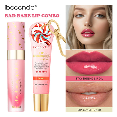 Ibcccndc Lip Care Set Peach Flavor Lip Balm